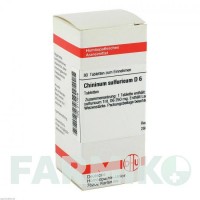 ХИНИНУМ СУЛЬФУРИКУМ (CHININUM SULFURICUM) D 6 таблетки 80 шт - Гомеопатия DHU