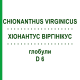 ХИОНАНТУС ВИРГИНИКУС (CHIONANTHUS VIRGINICUS) D 6 глобули 10 г - Гомеопатия DHU