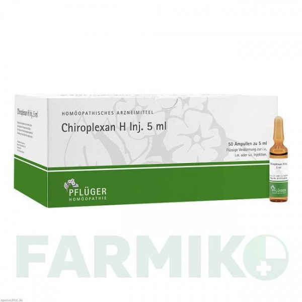 ХИРОПЛЕКСАН (CHIROPLEXAN) ампулы 50x5 мл - Гомеопатия HOMOOPATHISCHES ALEXANDER PFLUGER