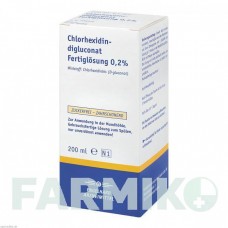 ХЛОРГЕКСИДИНДИГЛЮКОНАТ (CHLORHEXIDINDIGLUCONAT) 0,2% раствор 200 мл - Хлоргексидин ENGELHARD