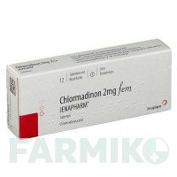 ХЛОРМАДИНОН (CHLORMADINON) 2 мг таблетки 12 шт - Хлормадинон JENAPHARM