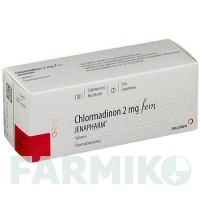 ХЛОРМАДИНОН (CHLORMADINON) 2 мг таблетки 100 шт - Хлормадинон JENAPHARM