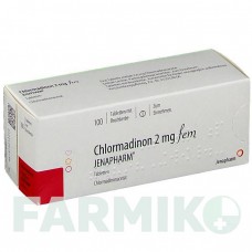 ХЛОРМАДИНОН (CHLORMADINON) 2 мг таблетки 100 шт - Хлормадинон JENAPHARM