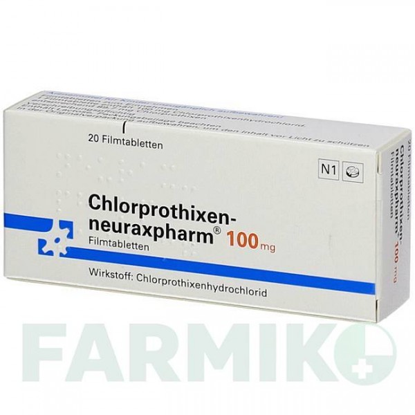 ХЛОРПРОТИКСЕН (CHLORPROTHIXEN) 100 таблетки 20 шт - Хлорпротиксен NEURAXPHARM
