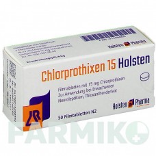 ХЛОРПРОТИКСЕН (CHLORPROTHIXEN) 15 таблетки 50 шт - Хлорпротиксен HOLSTEN PHARMA