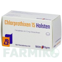 ХЛОРПРОТИКСЕН (CHLORPROTHIXEN) 15 таблетки 100 шт - Хлорпротиксен HOLSTEN PHARMA