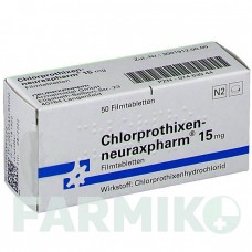ХЛОРПРОТИКСЕН (CHLORPROTHIXEN) 15 мг таблетки 50 шт - Хлорпротиксен NEURAXPHARM
