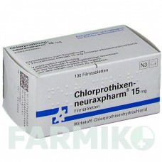 ХЛОРПРОТИКСЕН (CHLORPROTHIXEN) 15 мг таблетки 100 шт - Хлорпротиксен NEURAXPHARM
