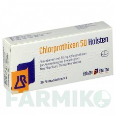 ХЛОРПРОТИКСЕН (CHLORPROTHIXEN) 50 таблетки 20 шт - Хлорпротиксен HOLSTEN PHARMA