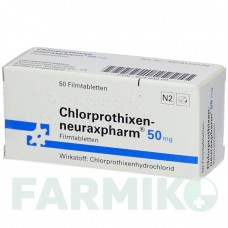 ХЛОРПРОТИКСЕН (CHLORPROTHIXEN) 50 мг таблетки 50 шт - Хлорпротиксен NEURAXPHARM