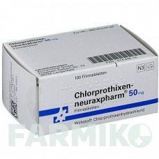 ХЛОРПРОТИКСЕН (CHLORPROTHIXEN) 50 мг таблетки 100 шт - Хлорпротиксен NEURAXPHARM