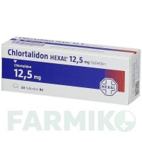 ХЛОРТАЛІДОН (CHLORTALIDON) 12,5 мг таблетки 50 шт - Активні речовини HEXAL