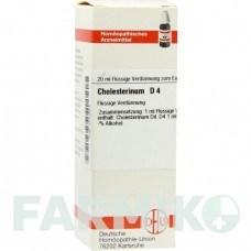 ХОЛЕСТЕРИНУМ (CHOLESTERINUM) D 4 раствор 20 мл - Гомеопатия DHU