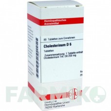 ХОЛЕСТЕРИНУМ (CHOLESTERINUM) D 6 таблетки 80 шт - Гомеопатия DHU
