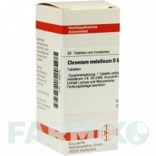 ХРОМИУМ МЕТАЛЛИКУМ (CHROMIUM METALLICUM) D 6 таблетки 80 шт - Гомеопатия DHU