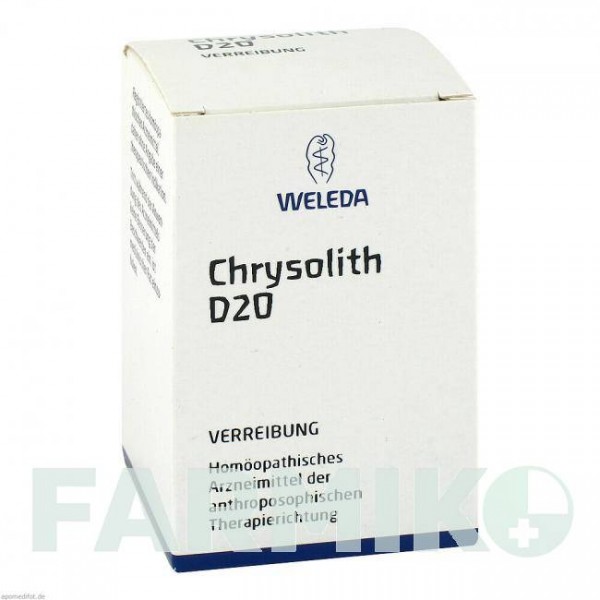 ХРИЗОЛИТ (CHRYSOLITH) D 20 тритурация 50 г - Гомеопатия WELEDA