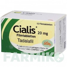 СІАЛІС (CIALIS) 20 мг таблетки 12 шт - Тадалафіл KOHLPHARMA