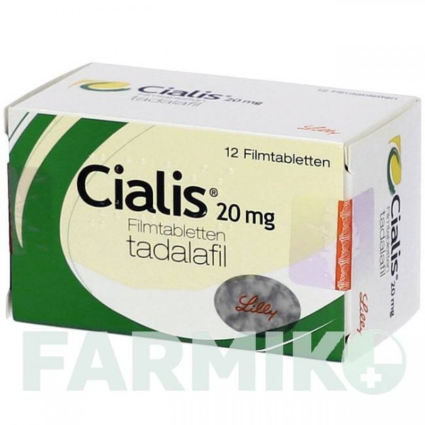 СИАЛИС (CIALIS) 20 мг таблетки 12 шт - Тадалафил LILLY