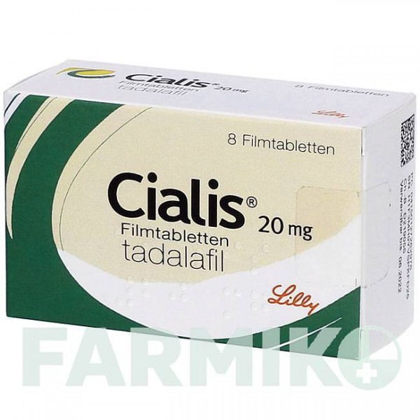 СИАЛИС (CIALIS) 20 мг таблетки 8 шт - Тадалафил ORIFARM