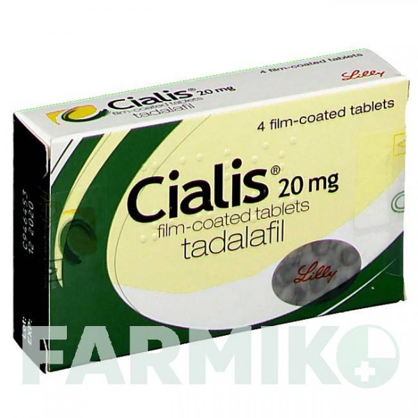 СИАЛИС (CIALIS) 20 мг таблетки 4 шт - Тадалафил PHARMA GERKE