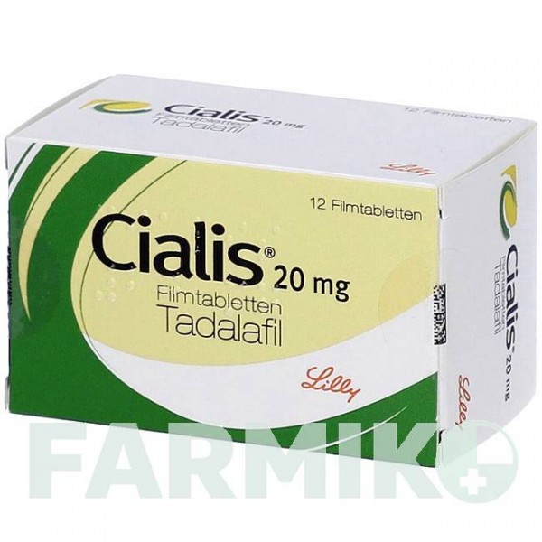 СИАЛИС (CIALIS) 20 мг таблетки 12 шт - Тадалафил PHARMA GERKE