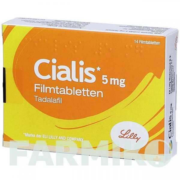 СІАЛІС (CIALIS) 5 мг таблетки 14 шт - Тадалафіл EMRA-MED