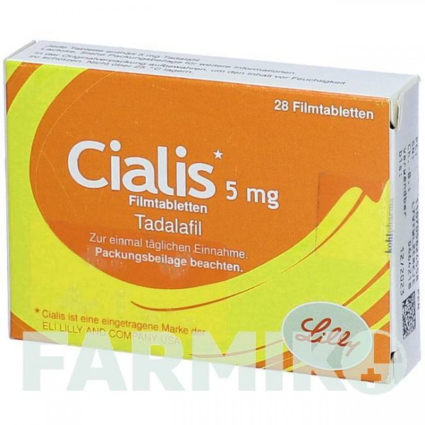 СІАЛІС (CIALIS) 5 мг таблетки 28 шт - Тадалафіл KOHLPHARMA