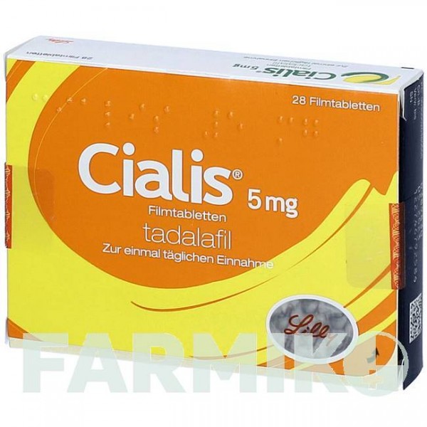 СИАЛИС (CIALIS) 5 мг таблетки 28 шт - Тадалафил LILLY