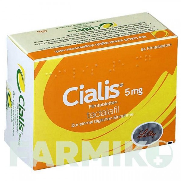 СІАЛІС (CIALIS) 5 мг таблетки 84 шт - Тадалафіл LILLY