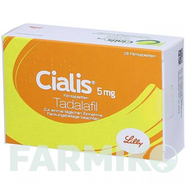 СІАЛІС (CIALIS) 5 мг таблетки 28 шт - Тадалафіл ORIFARM