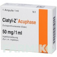 ЦИАТИЛ (CIATYL) 50 мг/мл розчин 1x1 мл - Зуклопентиксол BAYER