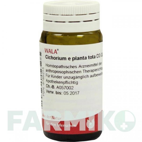 ЦИКОРІУМ (CICHORIUM) D 3 глобули 20 г - Гомеопатія WALA HEILMITTEL