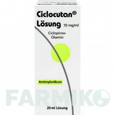 ЦИКЛОКУТАН (CICLOCUTAN) раствор 20 мл - Циклопирокс DERMAPHARM