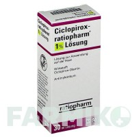 ЦИКЛОПИРОКС (CICLOPIROX) 1% раствор 30 мл - Циклопирокс RATIOPHARM