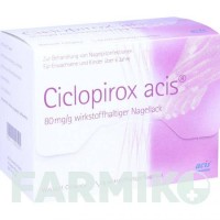 ЦИКЛОПІРОКС (CICLOPIROX) 80 мг/г лак 3 г - Циклопірокс ACIS