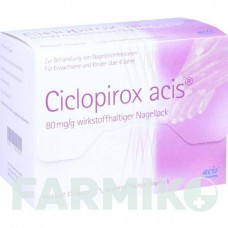 ЦИКЛОПИРОКС (CICLOPIROX) 80 мг/г лак 3 г - Циклопирокс ACIS