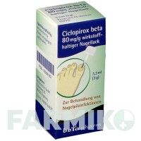 ЦИКЛОПІРОКС (CICLOPIROX) 80 мг/г лак 3,3 мл - Циклопірокс BETAPHARM