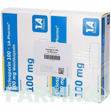 ЦИКЛОСПОРИН (CICLOSPORIN) 100 капсулы 100 шт - Циклоспорин 1 A PHARMA