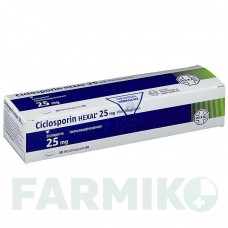 ЦИКЛОСПОРИН (CICLOSPORIN) 25 мг капсули 30 шт - Циклоспорин HEXAL