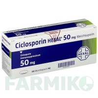 ЦИКЛОСПОРИН (CICLOSPORIN) 50 мг капсули 60 шт - Циклоспорин HEXAL