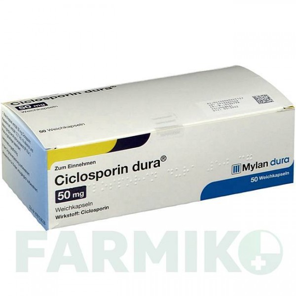 ЦИКЛОСПОРИН (CICLOSPORIN) 50 мг капсулы 50 шт - Циклоспорин VIATRIS