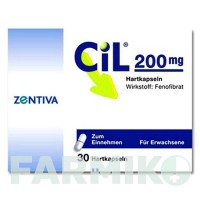 ЦИЛ (CIL) 200 мг капсули 30 шт - Фенофібрат ZENTIVA