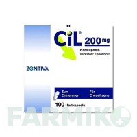ЦИЛ (CIL) 200 мг капсули 100 шт - Фенофібрат ZENTIVA