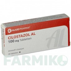 ЦИЛОСТАЗОЛ (CILOSTAZOL) 100 мг таблетки 28 шт - Цилостазол ALIUD PHARMA