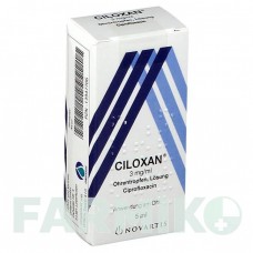 ЦИЛОКСАН (CILOXAN) 3 мг/мл капли 5 мл - Ципрофлоксацин ORIFARM