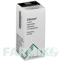 ЦИЛОКСАН (CILOXAN) краплі 5 мл - Ципрофлоксацин NOVARTIS