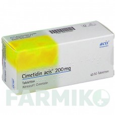 ЦИМЕТИДИН (CIMETIDIN) 200 мг таблетки 50 шт - Циметидин ACIS