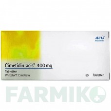 ЦИМЕТИДИН (CIMETIDIN) 400 мг таблетки 100 шт - Циметидин ACIS