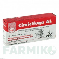 ЦИМИЦИФУГА (CIMICIFUGA) таблетки 30 шт - Корневище цимицифуги ALIUD PHARMA