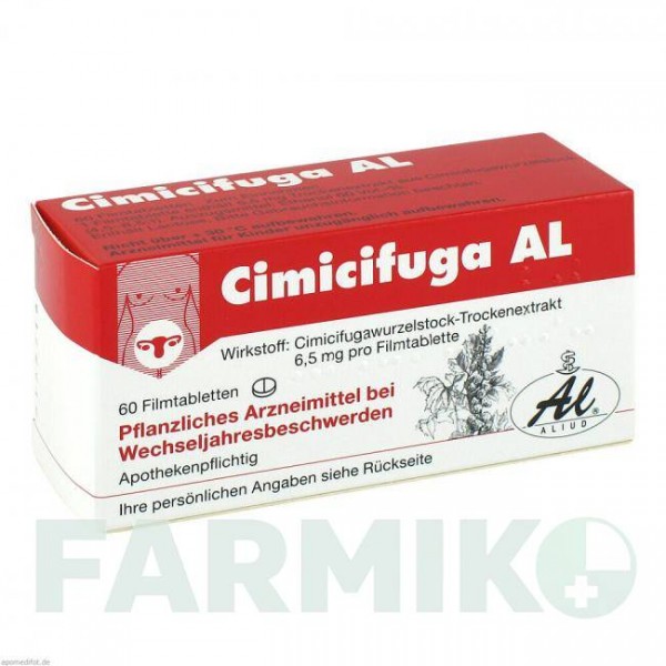 ЦИМІЦИФУГА (CIMICIFUGA) таблетки 60 шт - Кореневище циміцифуги ALIUD PHARMA